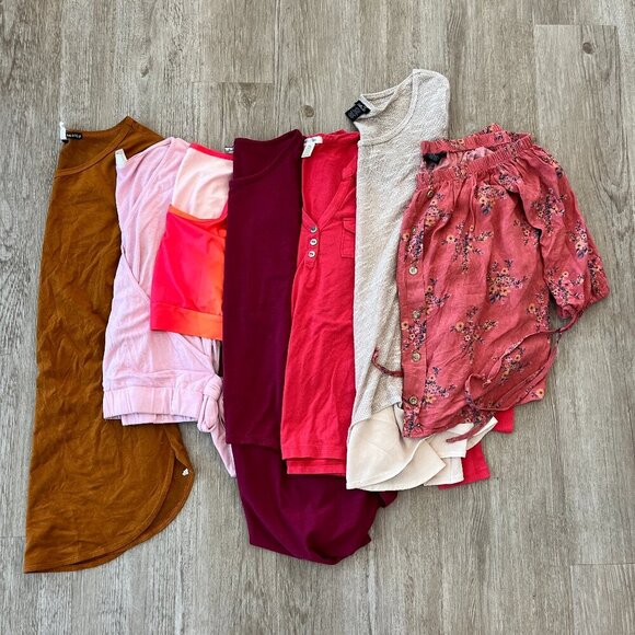 Womens Bundle of 7 Long Sleeve Shirts - S - Picture 1 of 10